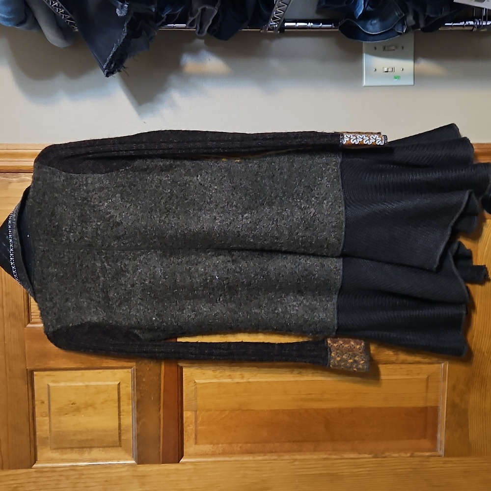 Sioni Y2k Steampunk Brown Multi Patchwork Button … - image 6